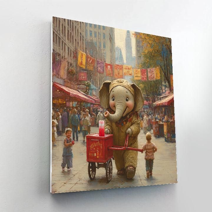 Finnick Zootopia Ice Pop Wagon Sneak Disney Inspired Paint by numbers art