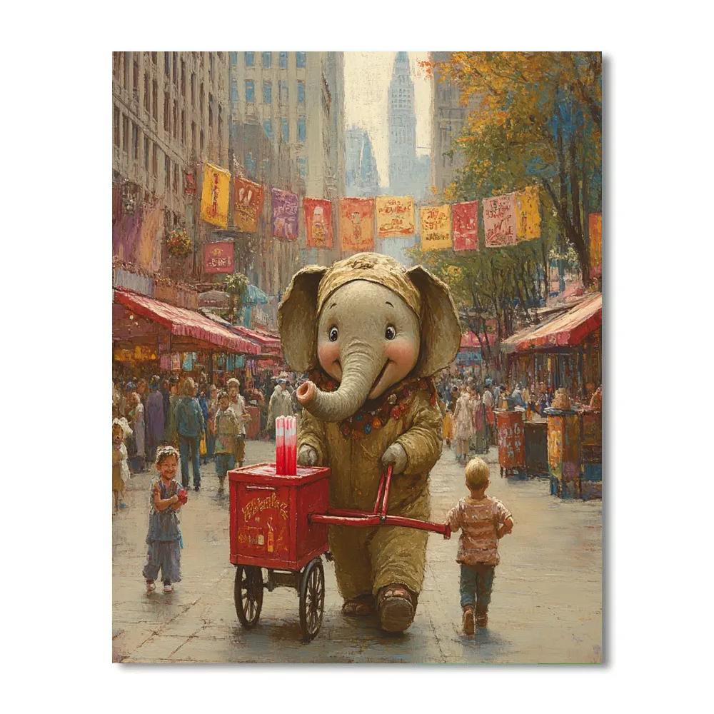 Finnick Zootopia Ice Pop Wagon Sneak Disney Inspired Paint by numbers art