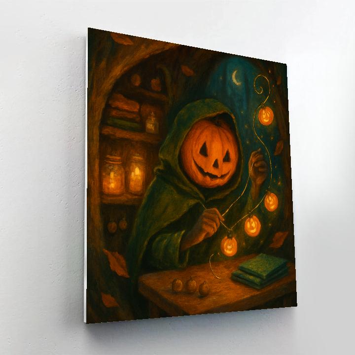 Lantern Parade Of The Pumpkin Tailor paint by color