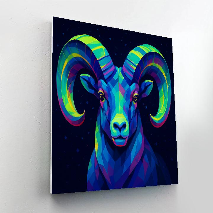 Aurora Horns Mountain Ram paint by color
