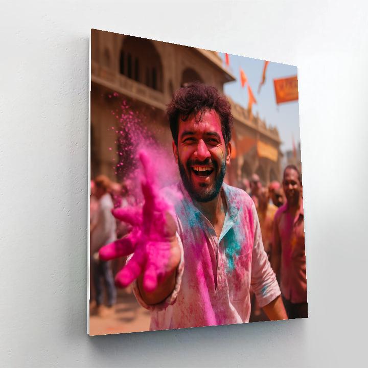 Holi Powder Burst Mathura Paint by numbers kits