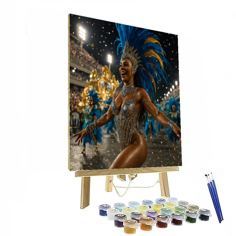 Rio Carnival Sambadrome Spotlight Paint by numbers kits