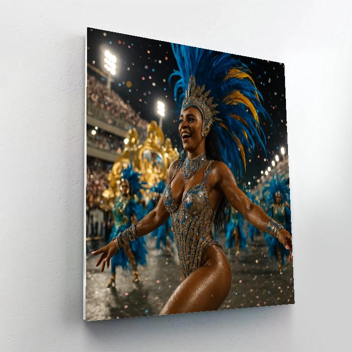 Rio Carnival Sambadrome Spotlight Paint by numbers kits