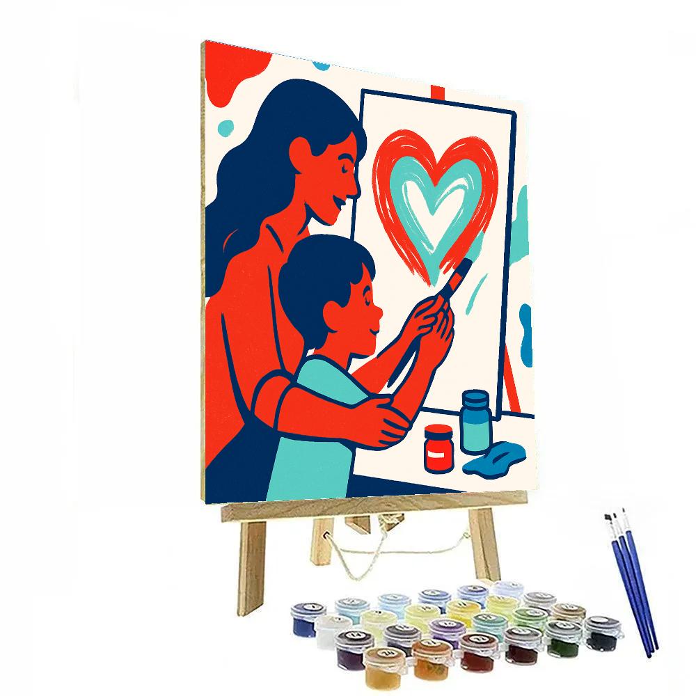 Hands Covered In Paint Lessons DIY paint by numbers