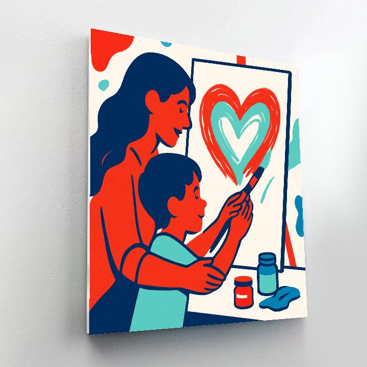 Hands Covered In Paint Lessons DIY paint by numbers