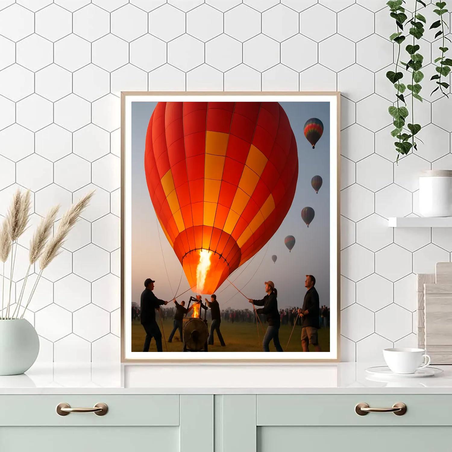 Albuquerque International Balloon Fiesta Dawn Lift paint by number