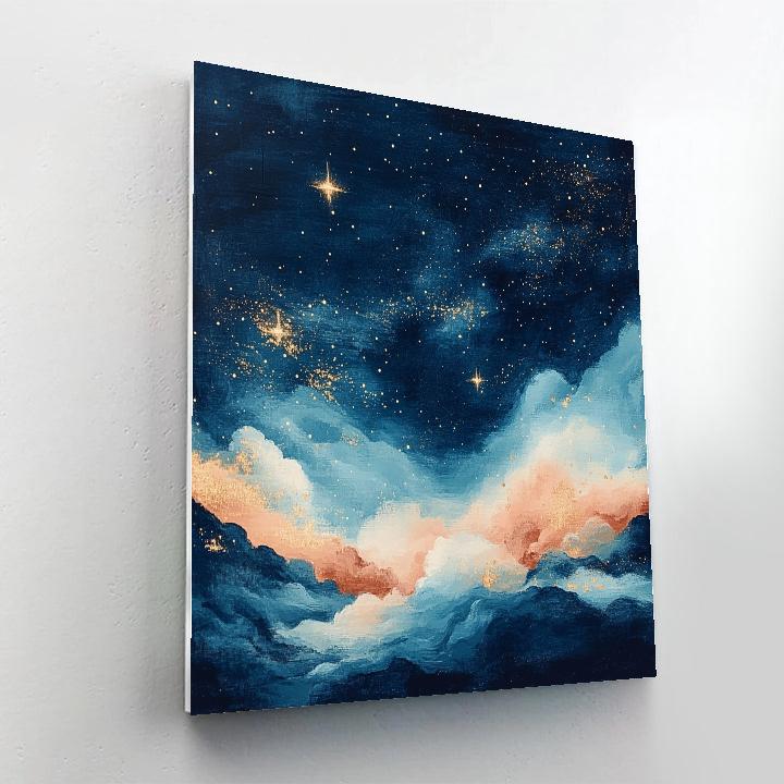 Edgar Degas Inspired Nebulae In Pastel Drift Paint by numbers kits