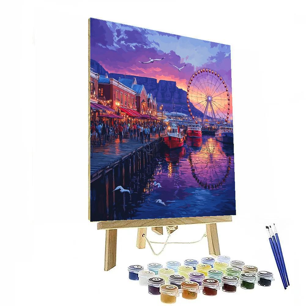 Harborfront At V And A Waterfront Cape Town South Africa paint by numbers