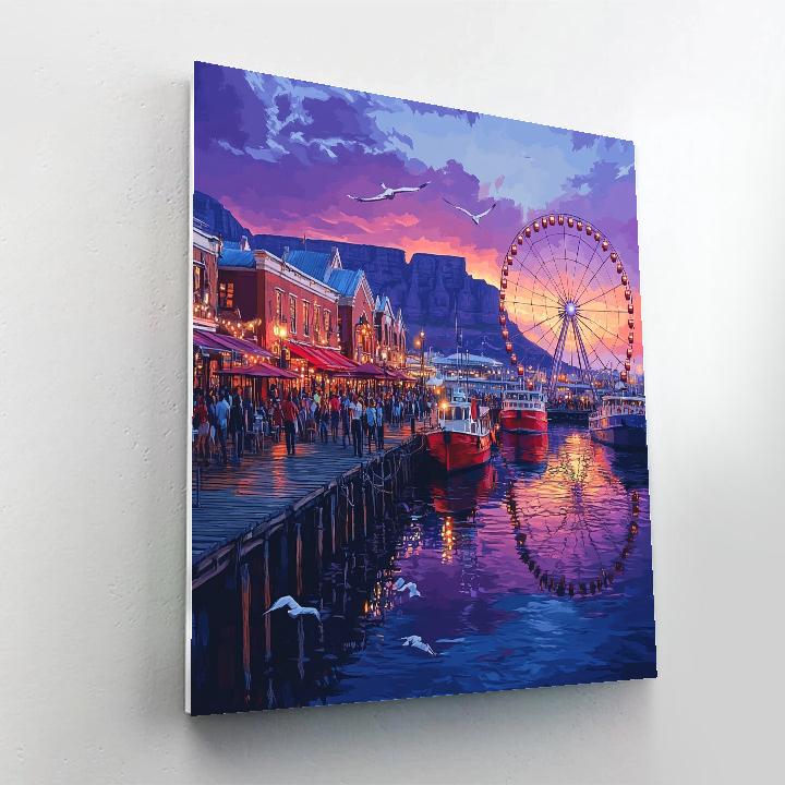 Harborfront At V And A Waterfront Cape Town South Africa paint by numbers