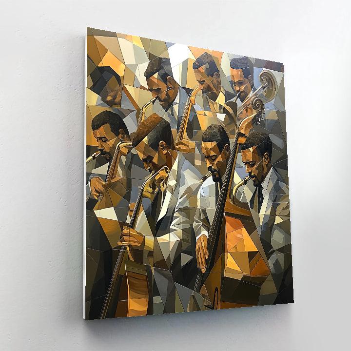 Picasso Inspired Abstract Jazz Band Numbered painting kits