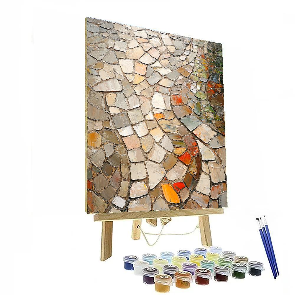 Jean-Paul Riopelle Inspired Ember Wetland After Storm Painting by numbers kit