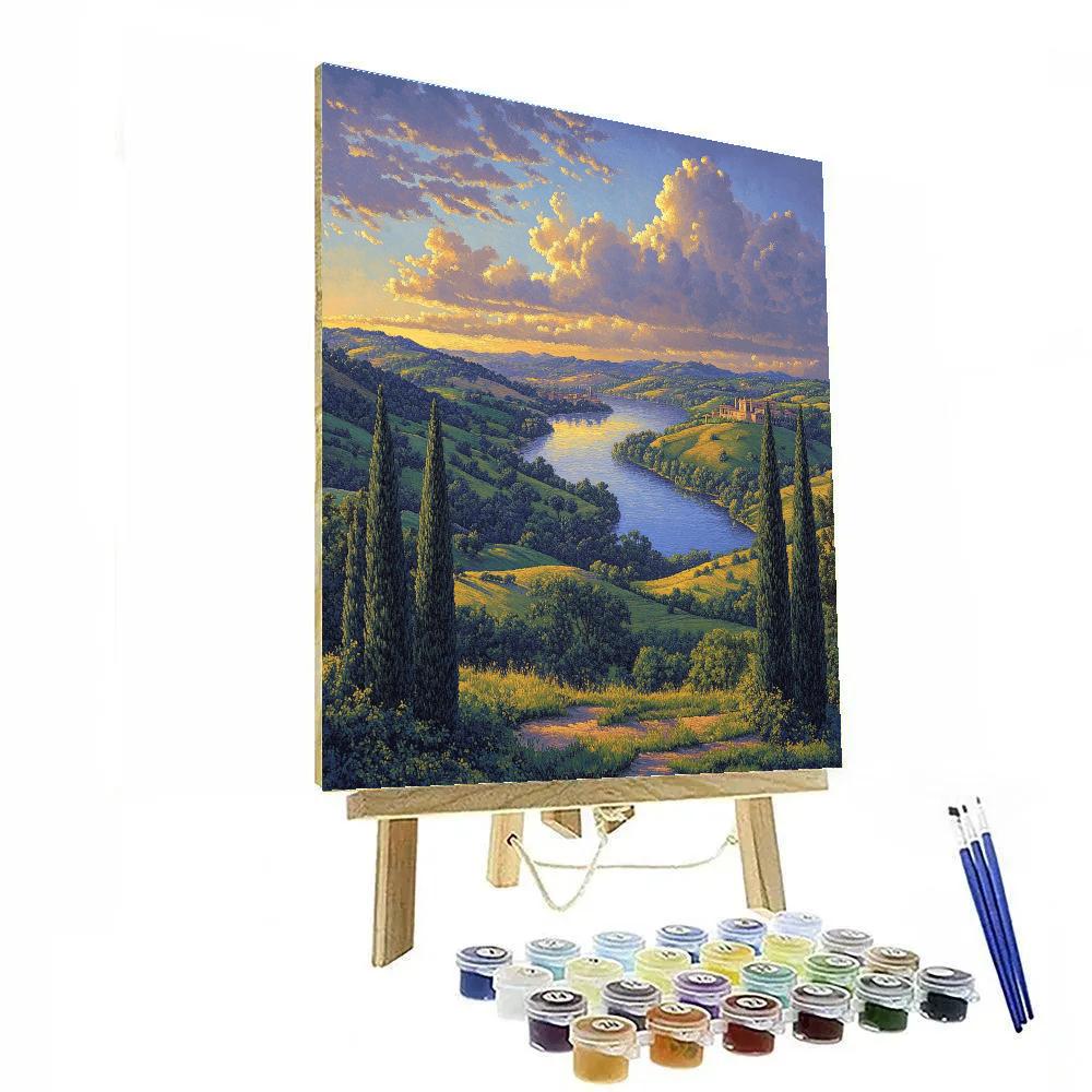 Raphael Inspired Celestial Harmonic Valley DIY paint by numbers