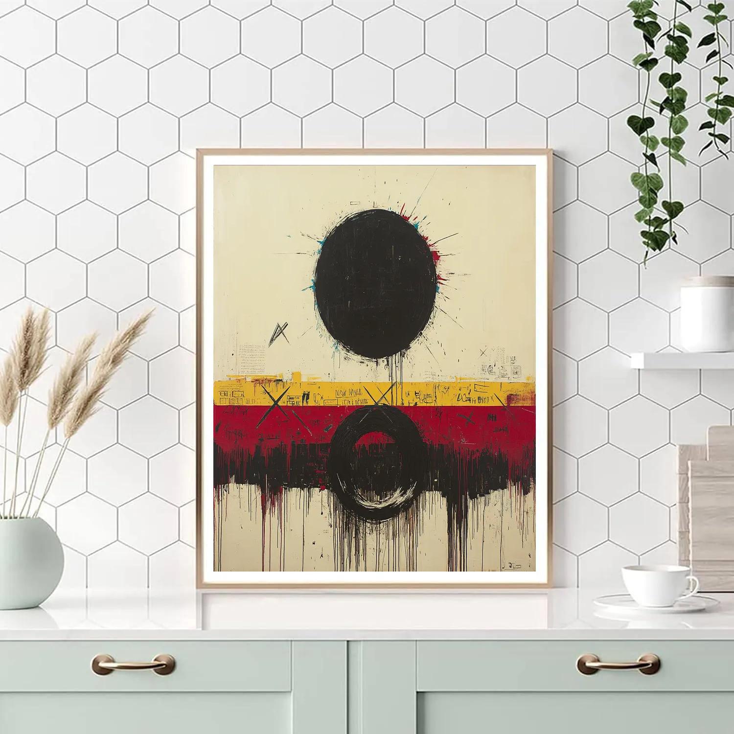 Jean-Michel Basquiat Inspired Eclipse Protest Sky DIY paint by numbers
