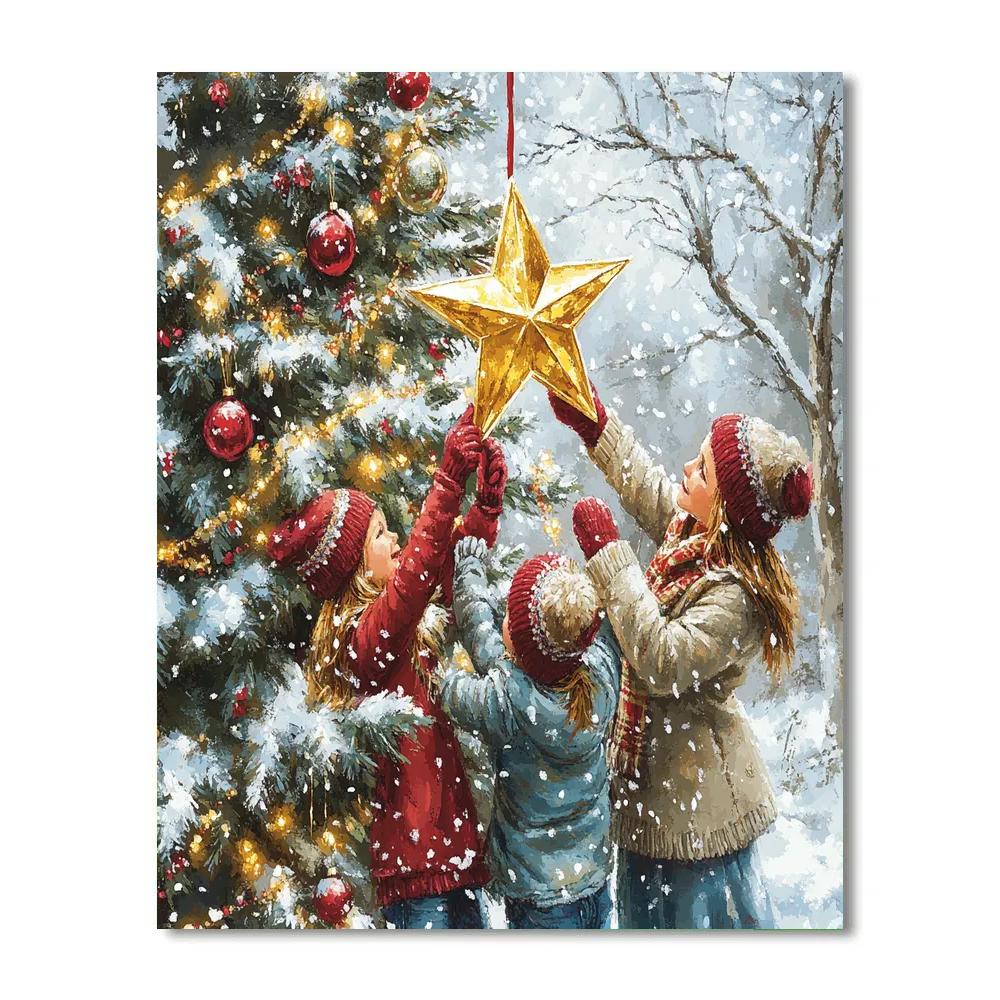 Star Topper Moment paint by color