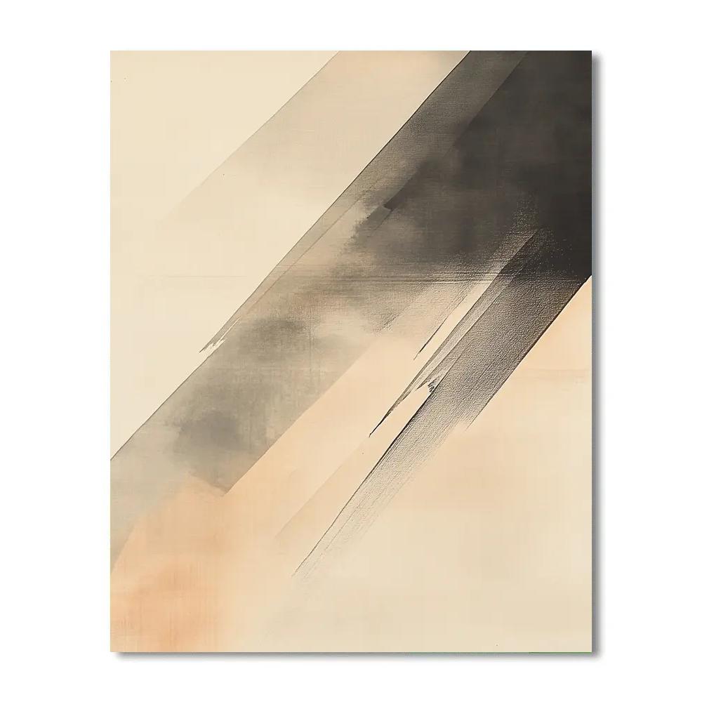 Zhao Mengfu Inspired Time Mist In Silent Ink paint by number