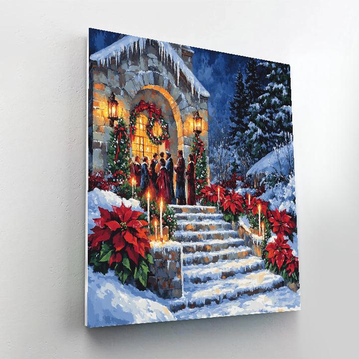 Midnight Mass Steps painting number kit