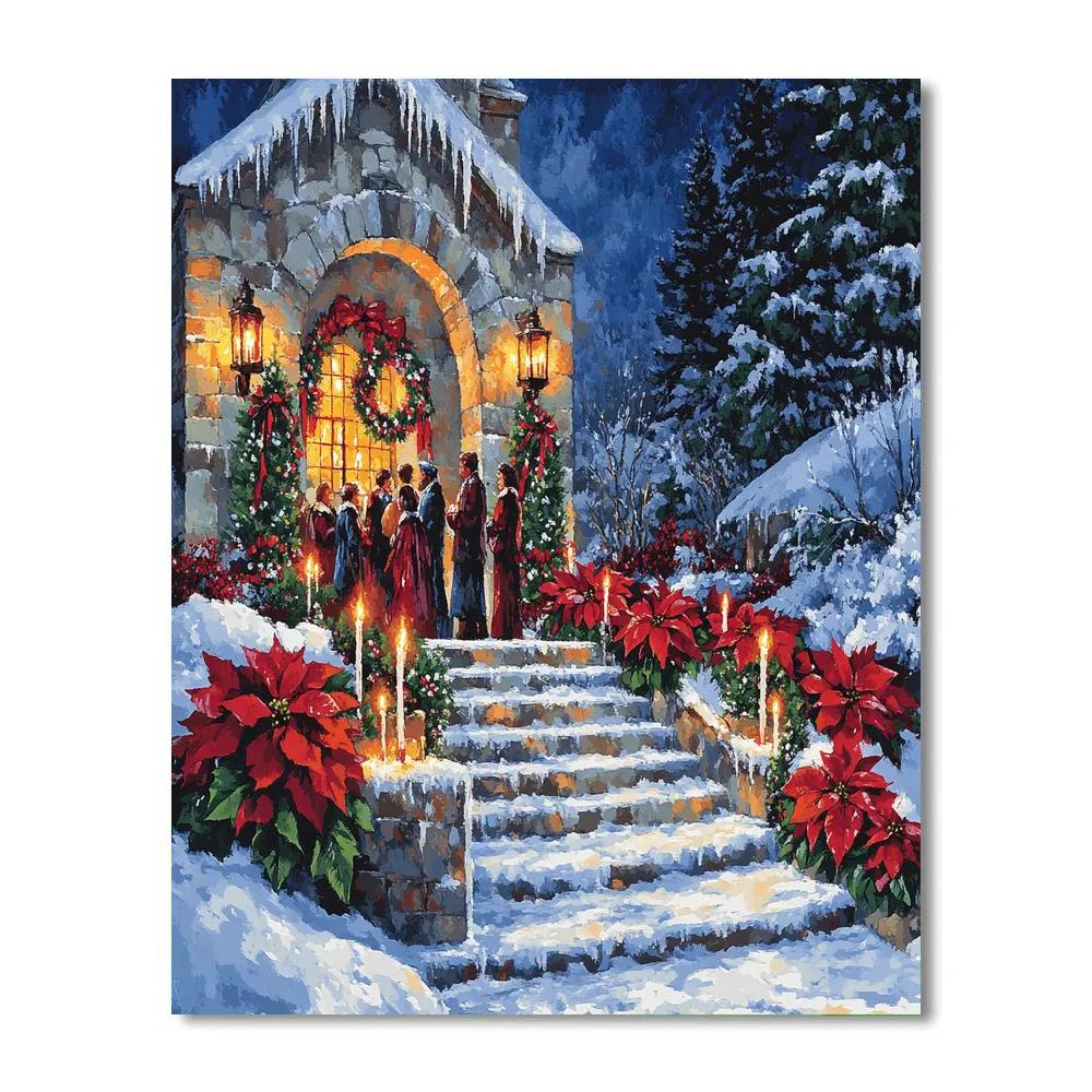 Midnight Mass Steps painting number kit