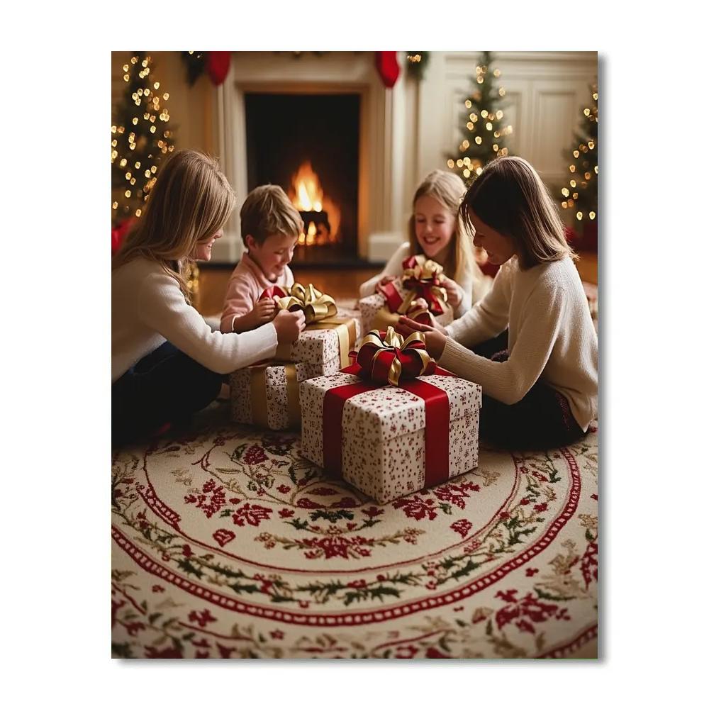 Ribbon Wrapped Surprise painting number kit