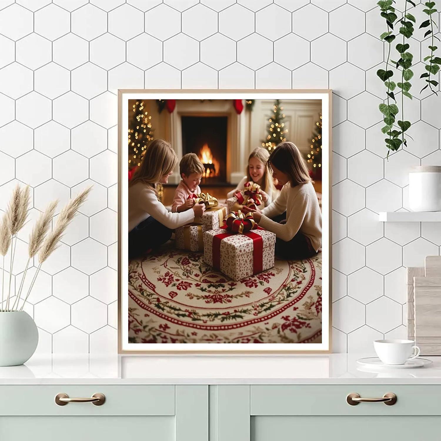 Ribbon Wrapped Surprise painting number kit
