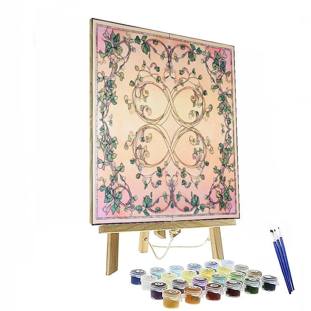 Alphonse Mucha Inspired Equinox Tapestry Of Balance DIY paint by numbers