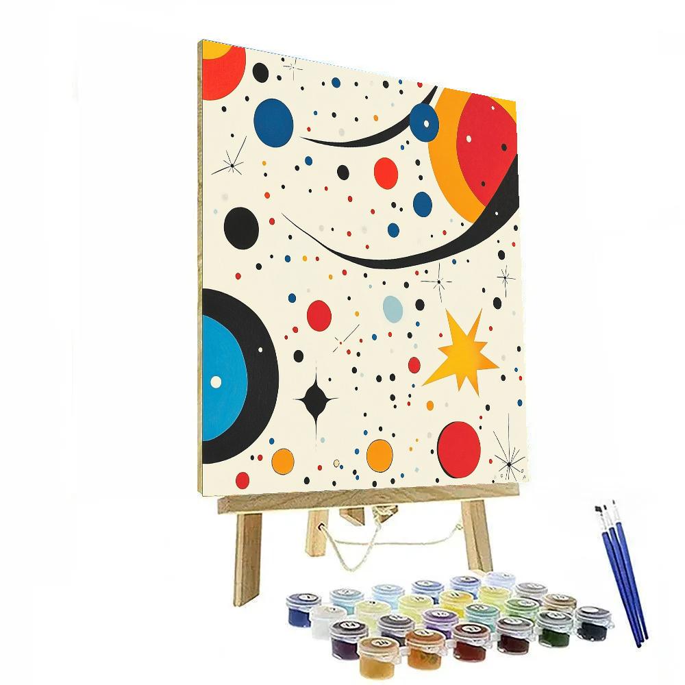 Joan Miró Inspired Cosmic Dance Paint by numbers kits