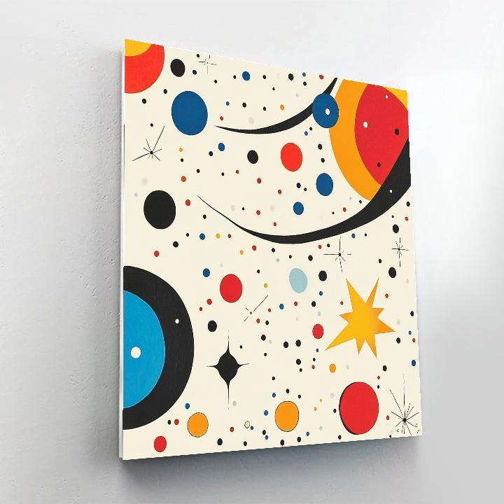Joan Miró Inspired Cosmic Dance Paint by numbers kits