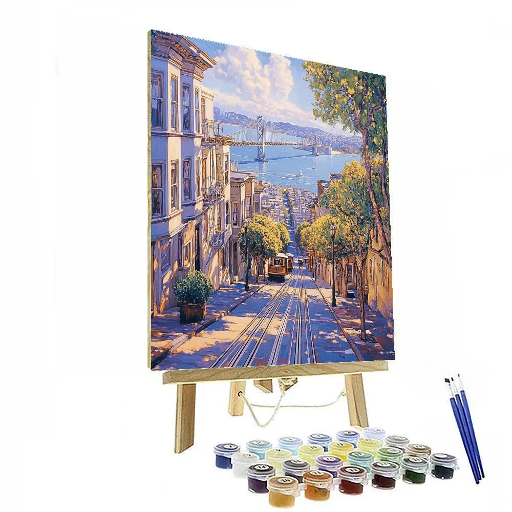 Bayfront View From Nob Hill San Francisco United States Painting by numbers kit