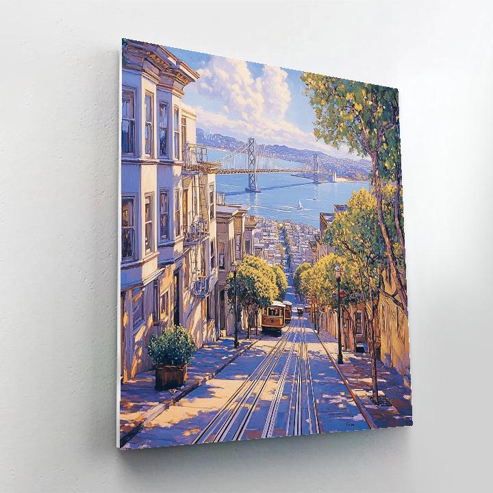 Bayfront View From Nob Hill San Francisco United States Painting by numbers kit