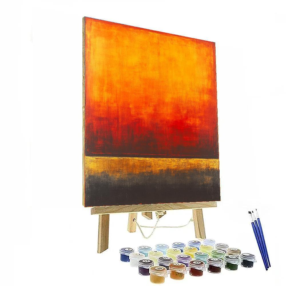 Mark Rothko Inspired Solstice Ember Fields Paint by numbers kits