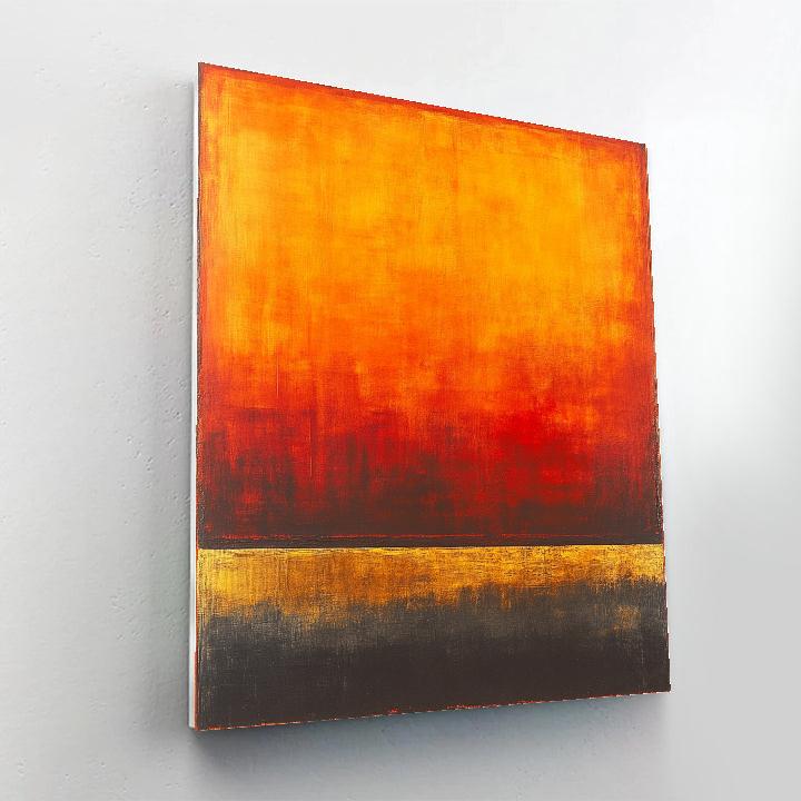 Mark Rothko Inspired Solstice Ember Fields Paint by numbers kits