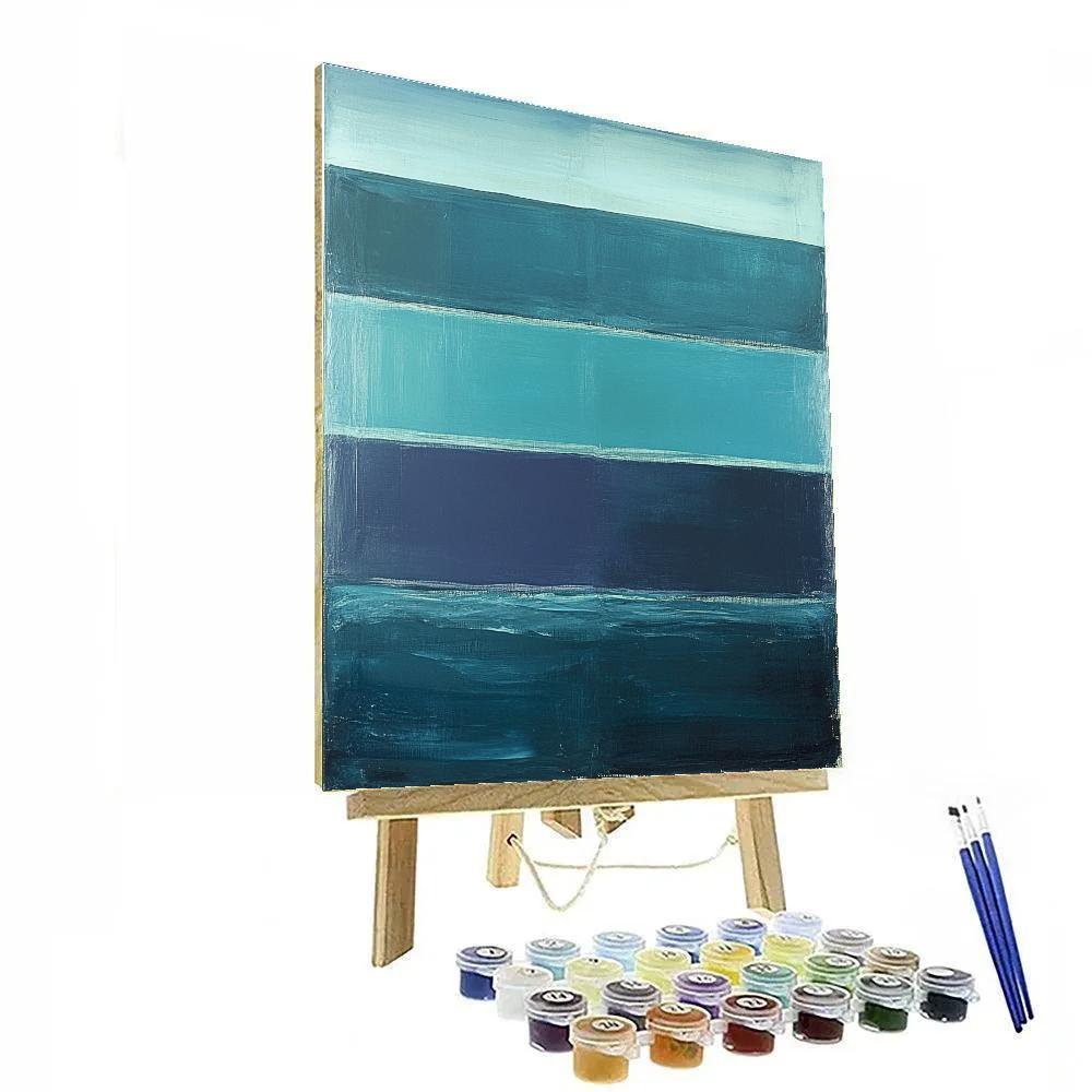 Mark Rothko Inspired Tidal Time Drift Paint by numbers kits