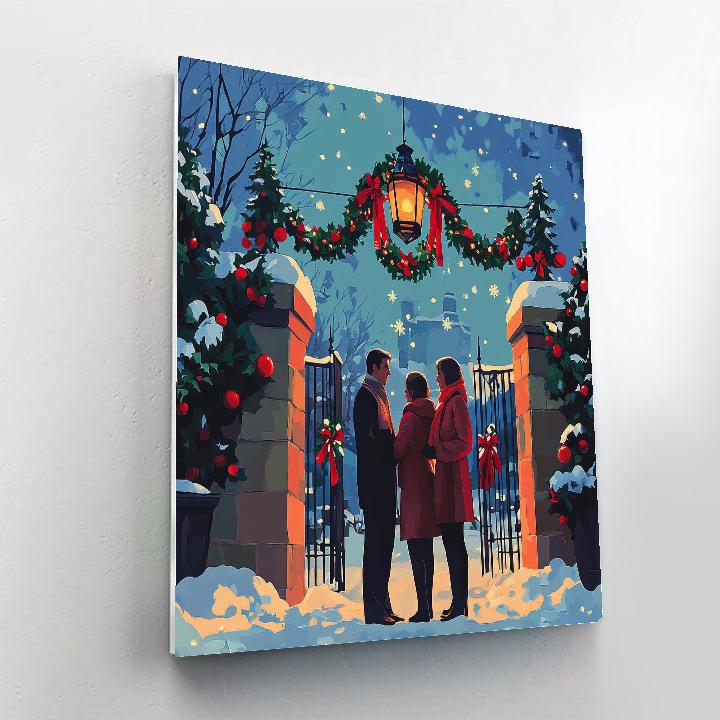 Ornament Lantern Courtyard paint by color