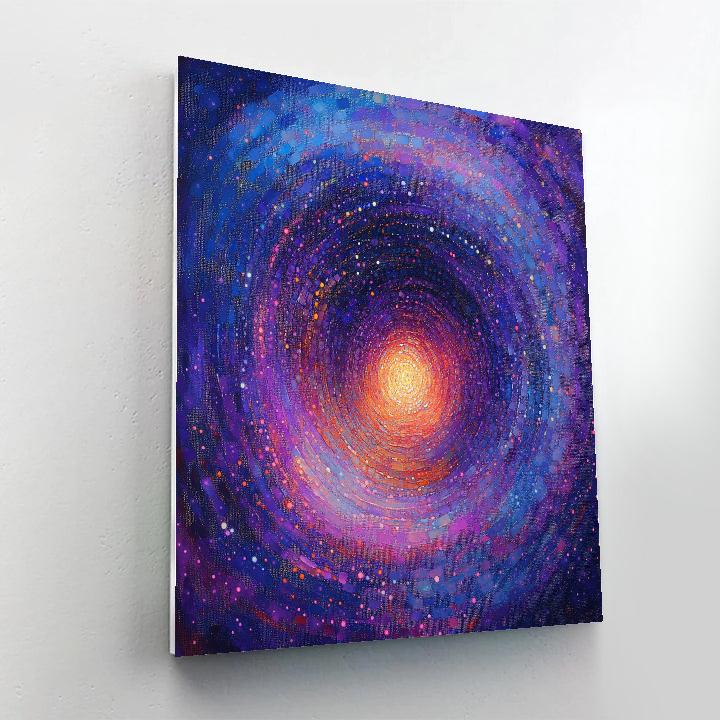 Georges Seurat Inspired Nebular Diffusion Symphony Painting by numbers kit