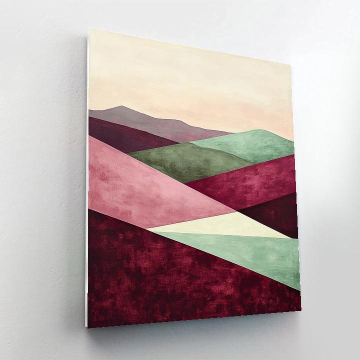 Paul Cézanne Inspired Nebula Vineyard Of Light Numbered painting kits