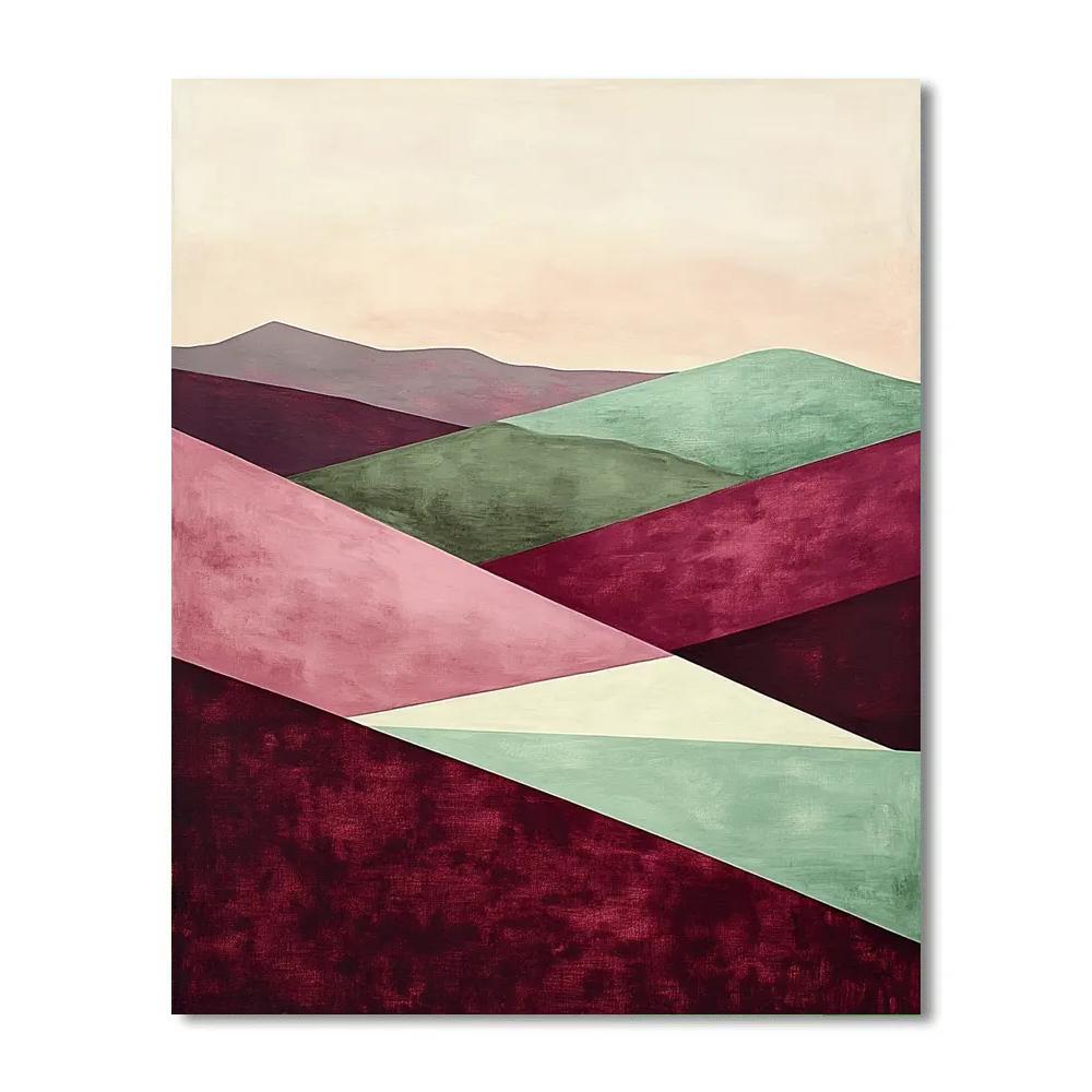Paul Cézanne Inspired Nebula Vineyard Of Light Numbered painting kits