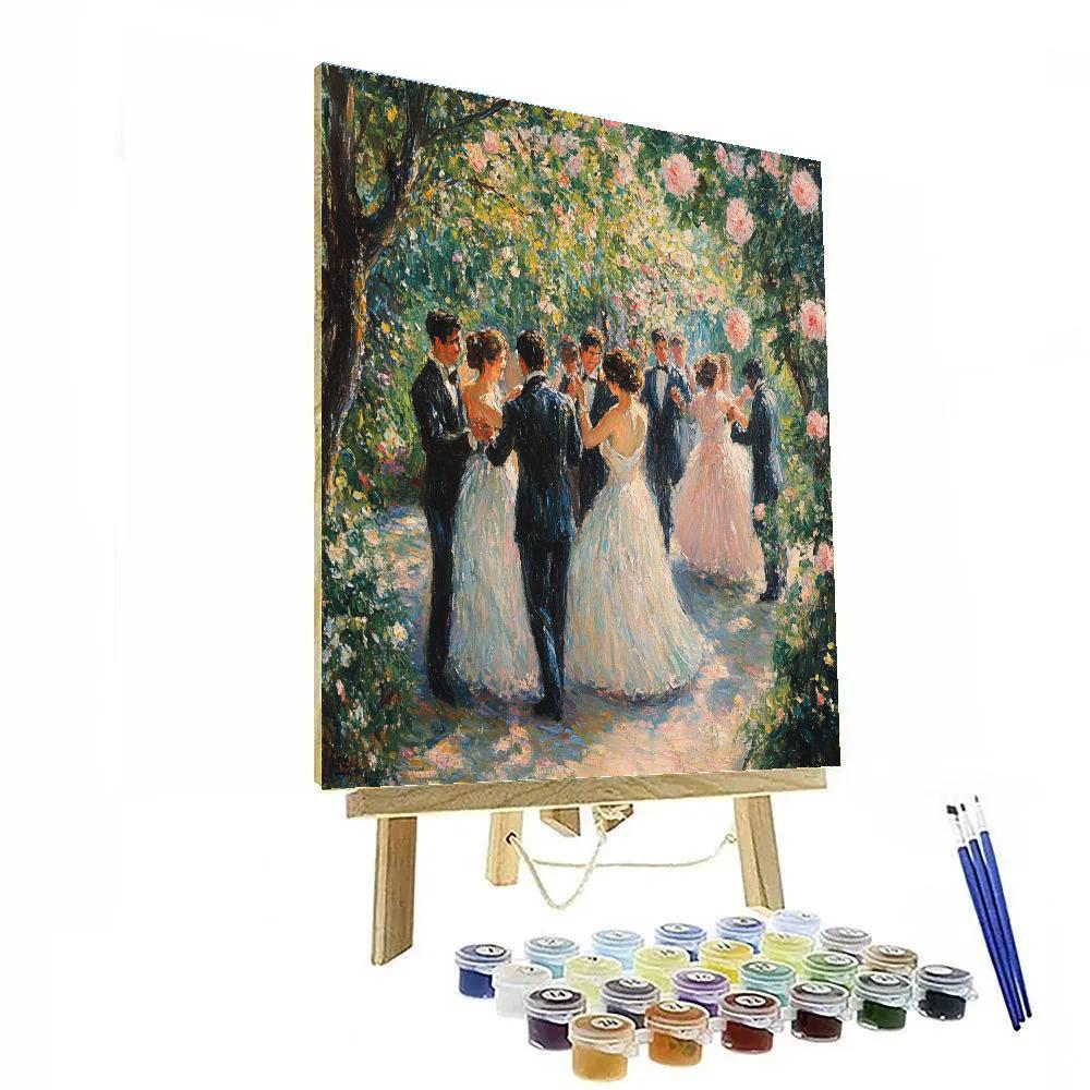 Auguste Renoir Inspired Wedding Celebration paint by color