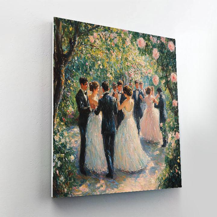 Auguste Renoir Inspired Wedding Celebration paint by color