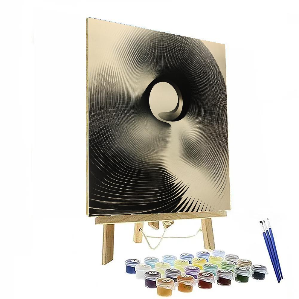 M.C. Escher Inspired Paradox Of Curved Euclidean Space DIY paint by numbers