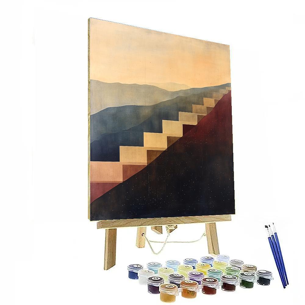 Paul Klee Inspired Astral Terracing painting number kit