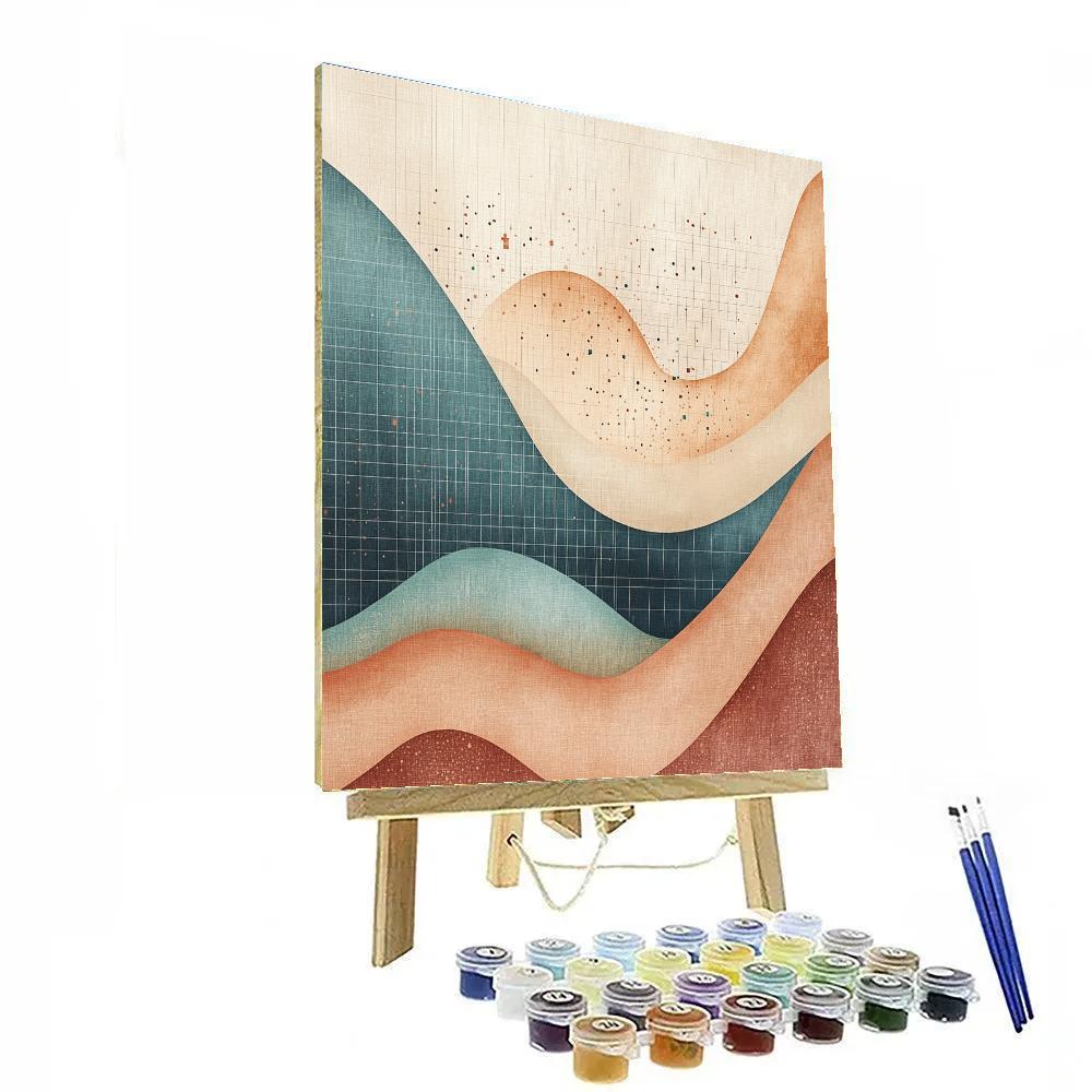 Paul Klee Inspired Quiet Meridian Drift DIY paint by numbers