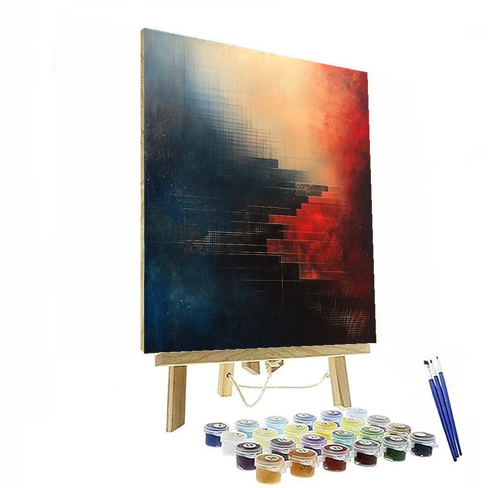 Paul Klee Inspired Luminous Harmonic Weather DIY paint by numbers