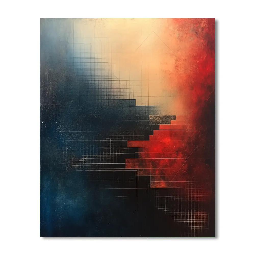 Paul Klee Inspired Luminous Harmonic Weather DIY paint by numbers