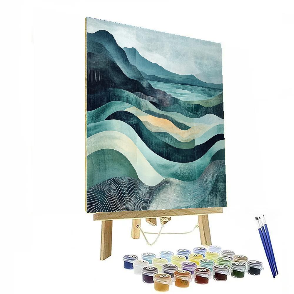 Max Ernst Inspired Tidal Geometry Of The Inner Sea Painting by numbers kit