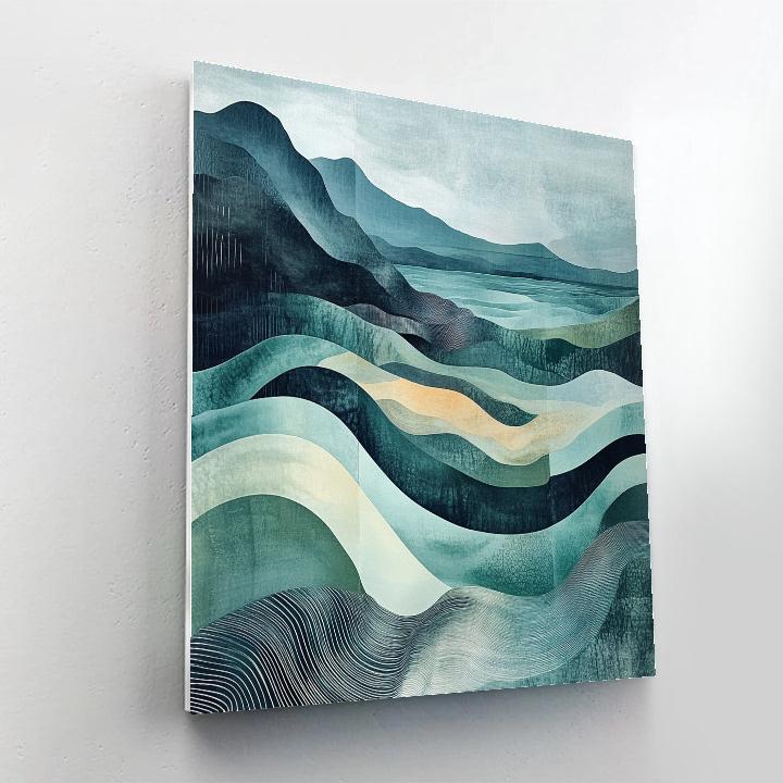 Max Ernst Inspired Tidal Geometry Of The Inner Sea Painting by numbers kit