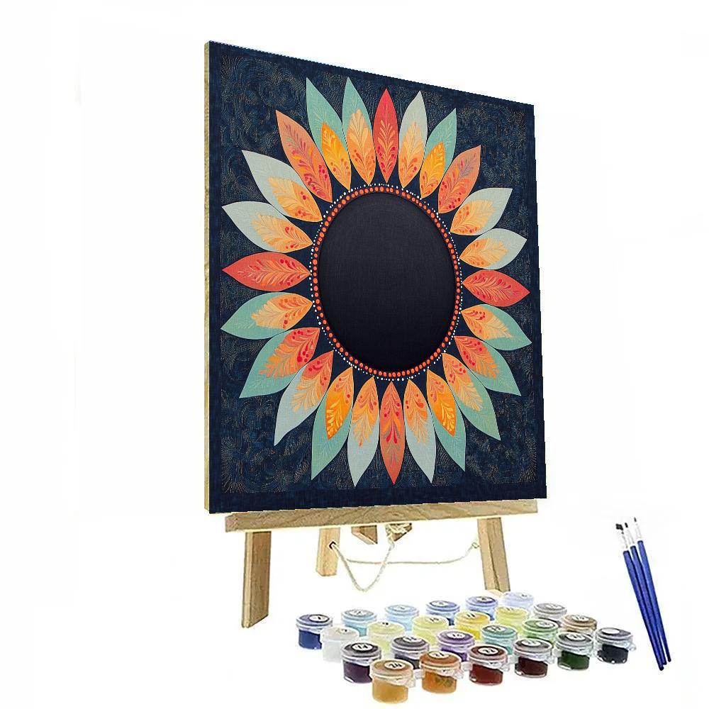 Frida Kahlo Inspired Eclipse Of Healing Petals Paint by numbers kits