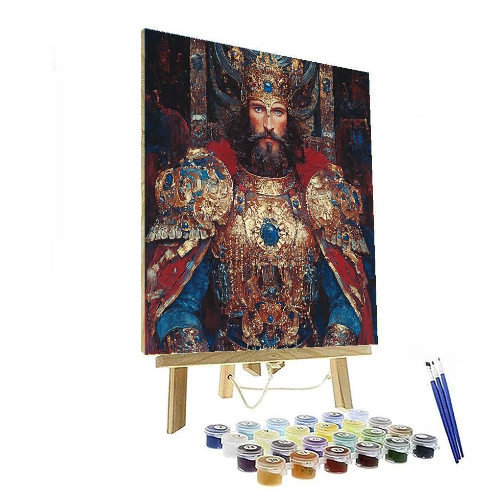 Gustave Moreau Inspired Mythic Warrior Numbered painting kits