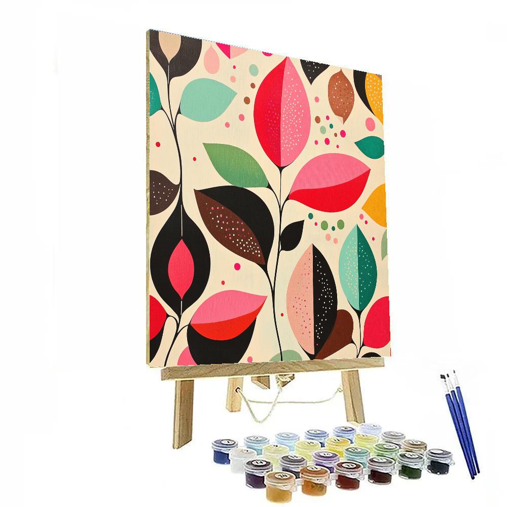 Frida Kahlo Inspired Garden Of Zero Gravity Symbols Numbered painting kits