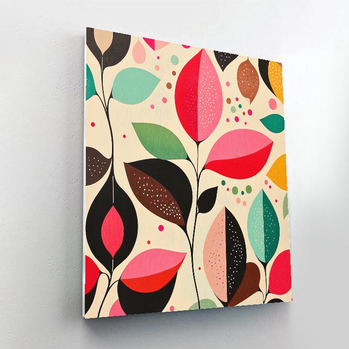 Frida Kahlo Inspired Garden Of Zero Gravity Symbols Numbered painting kits