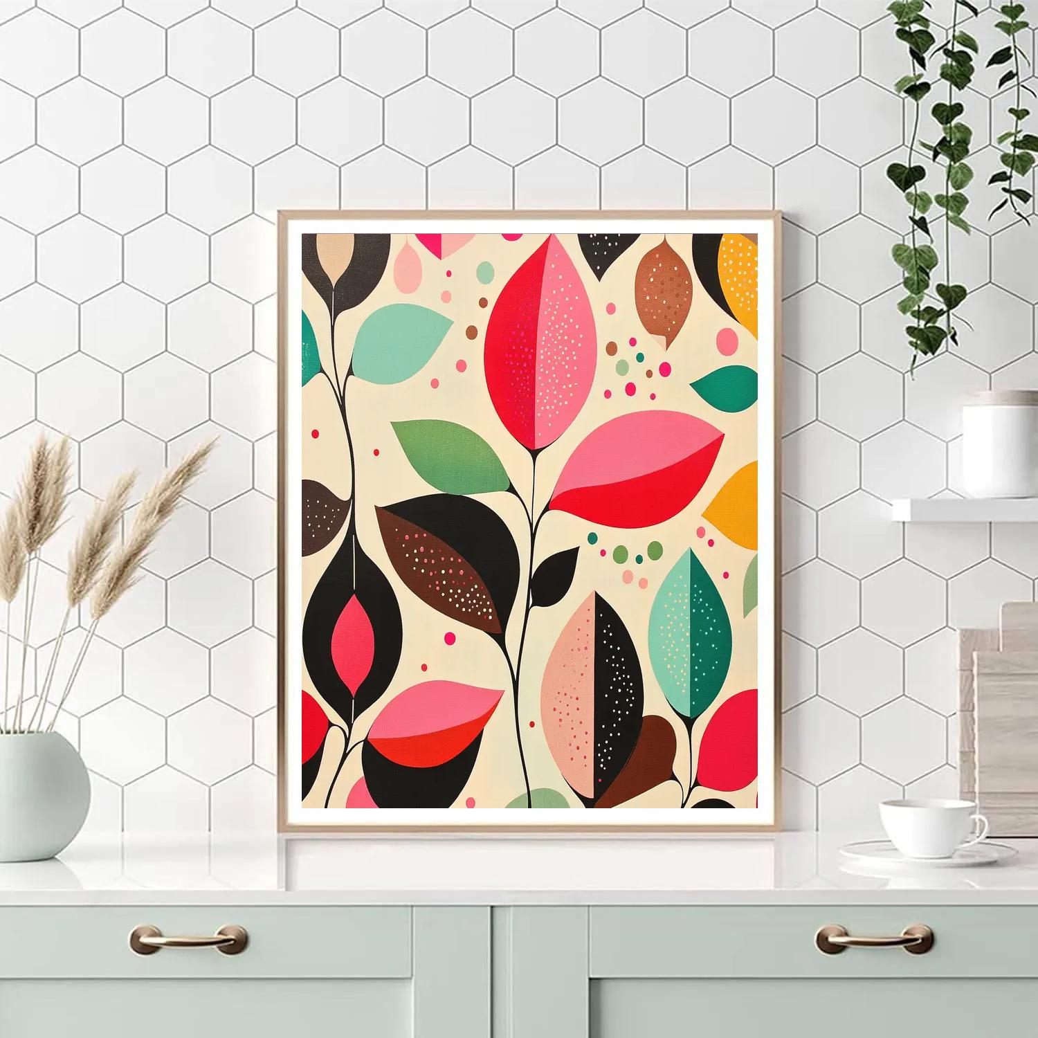 Frida Kahlo Inspired Garden Of Zero Gravity Symbols Numbered painting kits