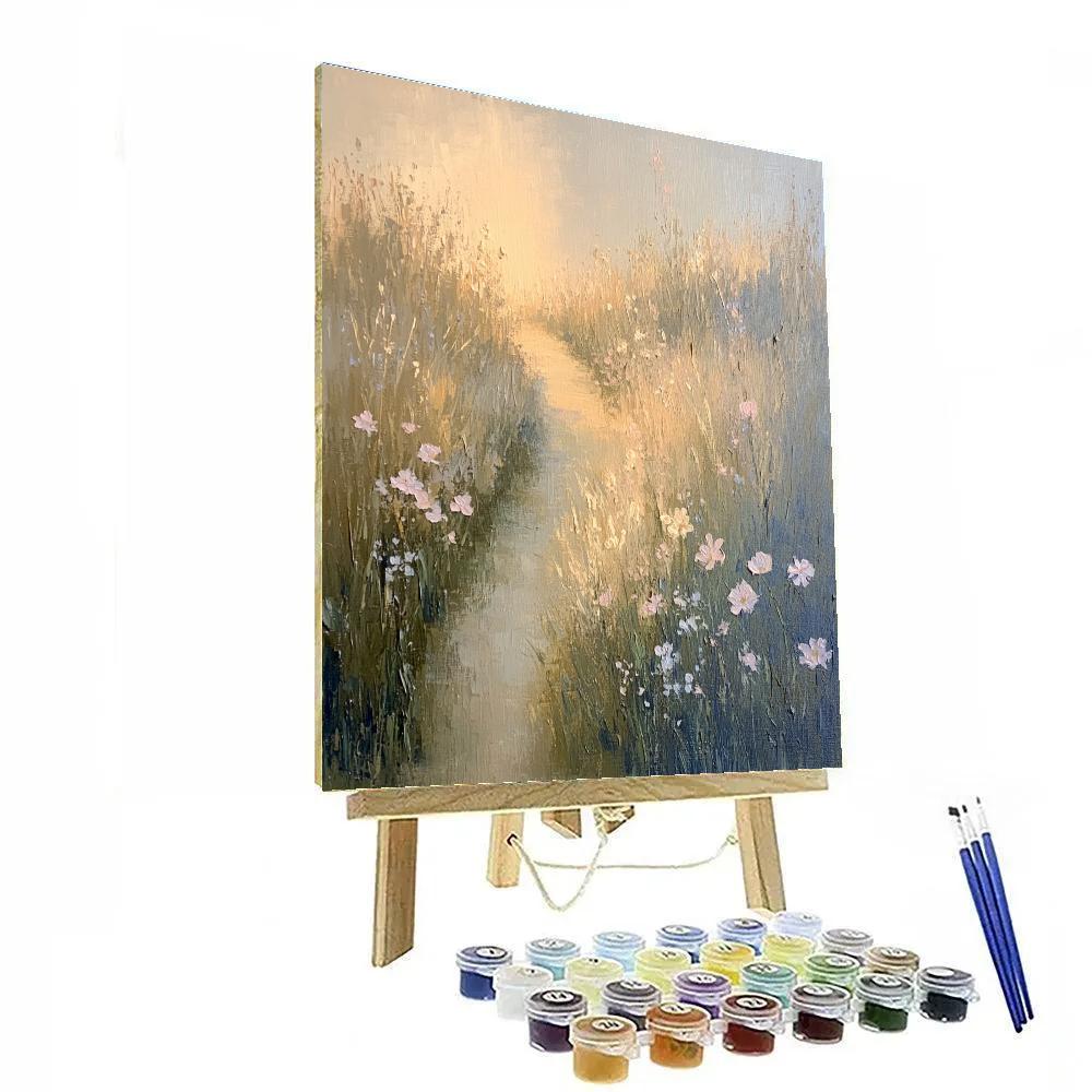 Claude Monet Inspired Late Afternoon Meadow Shade paint by color